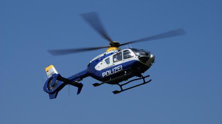Ein Polizeihubschrauber (Symbolbild).