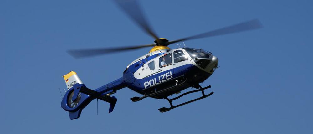 Ein Polizeihubschrauber (Symbolbild).