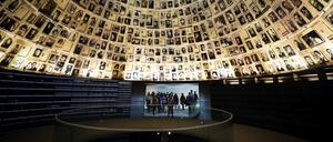 Die halle der Namen in Yad Vashem.