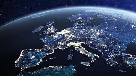 Die EU will mit einem Satellitenverbund sichere Kommunikation für Unternehmen und Bürger gewährleisten (symbolbild).