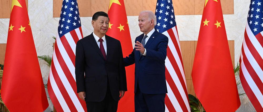 Um Zugänglichkeit bemüht: Die Präsidenten Joe Biden und Xi Jinping auf Bali.