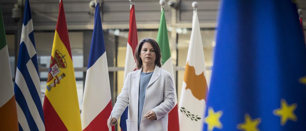 Annalena Baerbock in Brüssel
