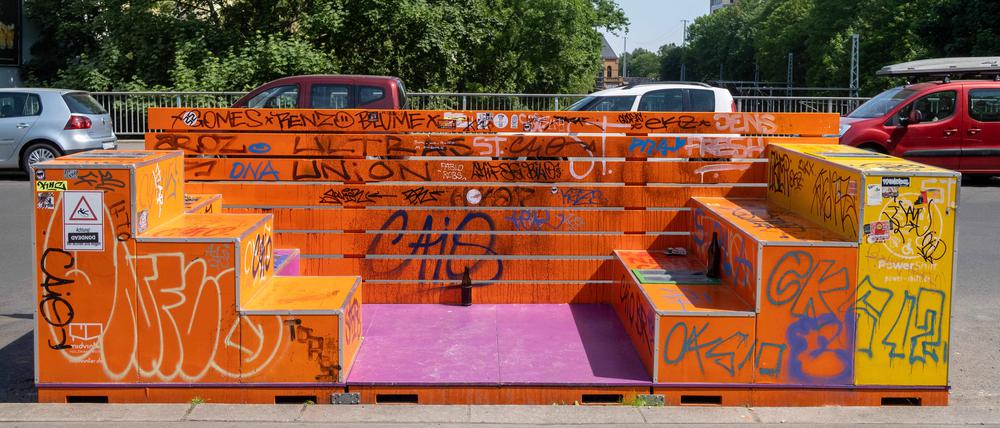 Parklet in Prenzlauer Berg.