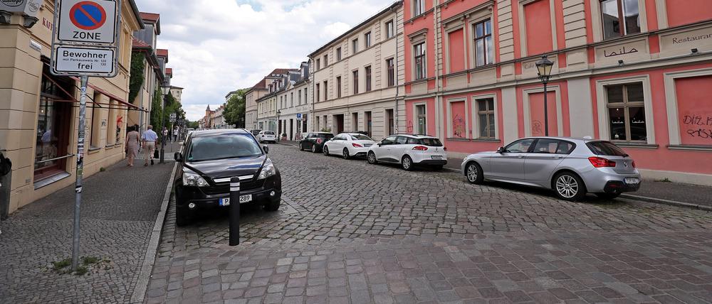 Blick in die Gutenbergstraße.