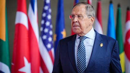 Sergej Lawrow, Außenminister von Russland.