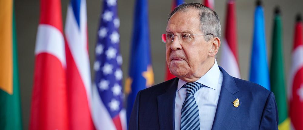 Sergej Lawrow, Außenminister von Russland.