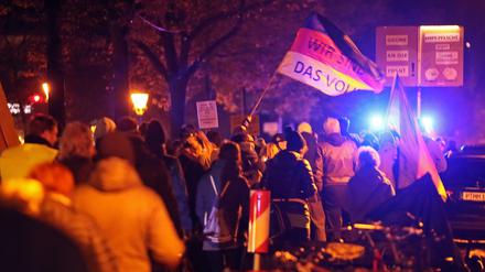 Montagsdemo in Potsdam