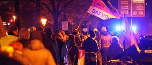 Montagsdemo in Potsdam
