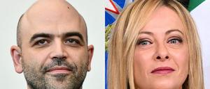 Giorgia Meloni verklagt Roberto Saviano, weil er sie in einer Fernsehsendung als „Bastard“ bezeichnete (Symbolbild).