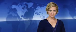 Extratime mit den „Tagesthemen“: Caren Miosga. 