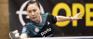 Shan Xiaona tritt mit dem TTC Eastside gegen Cagliari an. 