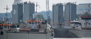 Der Industriehafen von Lubmin: Hier soll die „Neptune“ festmachen (Archivbild).