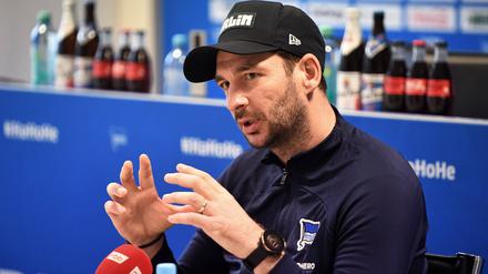 Sandro Schwarz ist seit Sommer Trainer von Hertha BSC.   