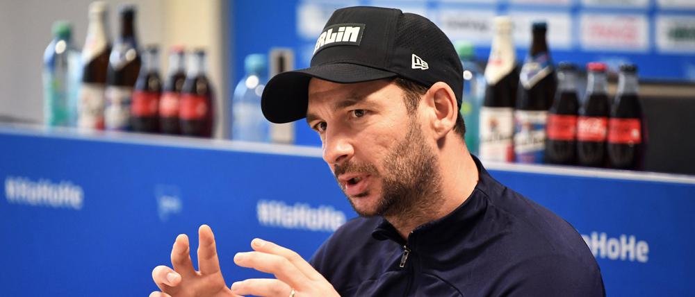 Sandro Schwarz ist seit Sommer Trainer von Hertha BSC.   