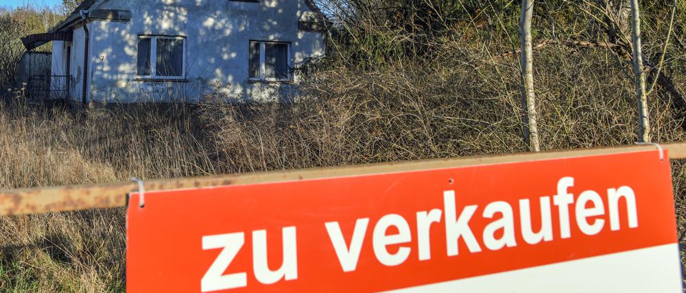 Wer jetzt ein Grundstück verkauft, bekommt weniger als im letzten Jahr.