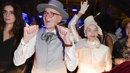  Günther Krabbenhöft und Britt Kanja feierten mit beim KaDeWe-Fest.