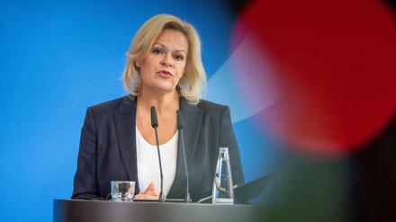 Bundesministerin des Innern und Heimat: Nancy Faeser (SPD).