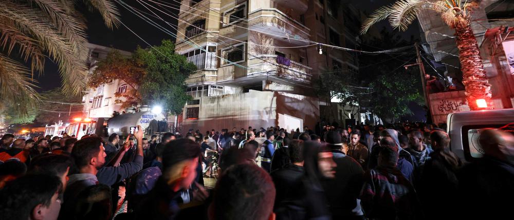 Ein Wohnhaus im Flüchtlingsheim