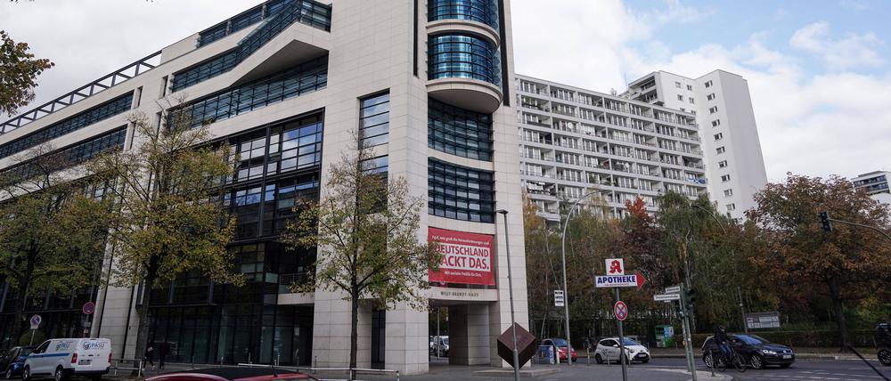 Parteizentrale der SPD, Willy-Brandt Haus Berlin. 