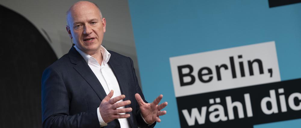 Kai Wegner, Spitzenkandidat und Landesvorsitzender der CDU Berlin