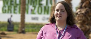 Ricarda Lang am Rande der COP27 in Ägypten.