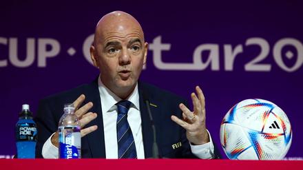 Gianni Infantino setzt kurz vor Beginn der WM noch einen drauf.