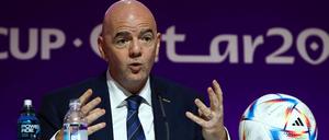 Gianni Infantino setzt kurz vor Beginn der WM noch einen drauf.