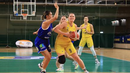 Wichtiger Sieg für die Basketballerinnen von Alba Berlin. 
