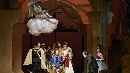Szene aus „Il Giustino“, inszeniert von Barbora Hotakova