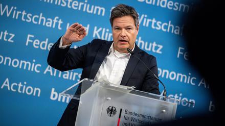 Robert Habeck (Bündnis 90/Die Grünen), Bundesminister für Wirtschaft und Klimaschutz.