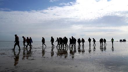 Migranten kommen über den Ärmelkanal nach Großbritannien