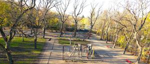 Der Schulhof der Oberseeschule sollte bebaut werden. 
