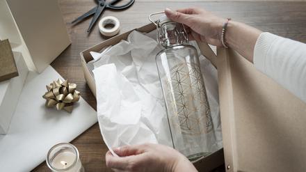 Nachhaltige Trinkflaschen ohne Plastik.