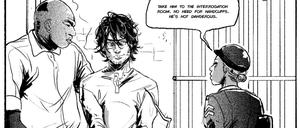 Ein Panel aus dem Comic „Black Silence“.