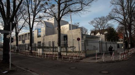 Die Iranische Botschaft in Berlin-Dahlem. 