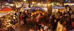 Der Böhmische Weihnachtsmarkt findet erstmals nach zwei Jahren Pause wieder statt. 