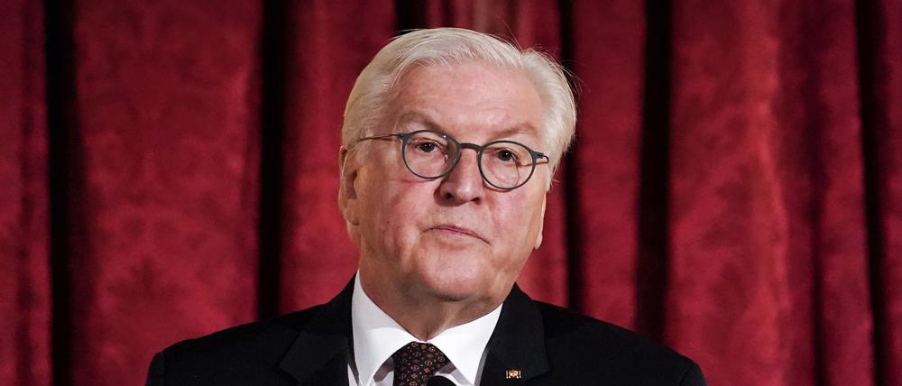 Bundespräsident Frank-Walter Steinmeier sprach bei der Feier zu 30 Jahren Nachrichtensender ntv.