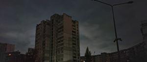 Stromausfall in Desnianskyi, Kiew (Archivbild von Oktober 2022).
