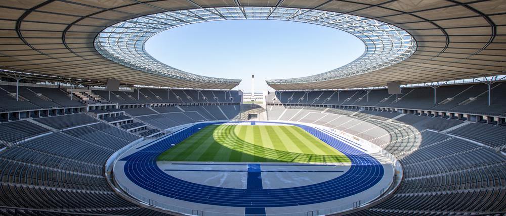 Ein Blick in das Berliner Olympiastadion.