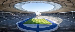 Ein Blick in das Berliner Olympiastadion.