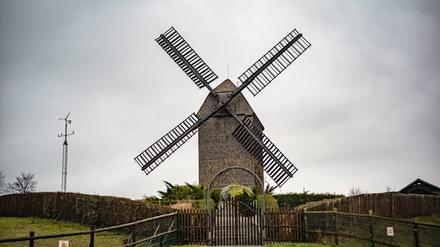 Die Windmühle ist das erkennbarste Wahrzeichen von Alt-Marzahn