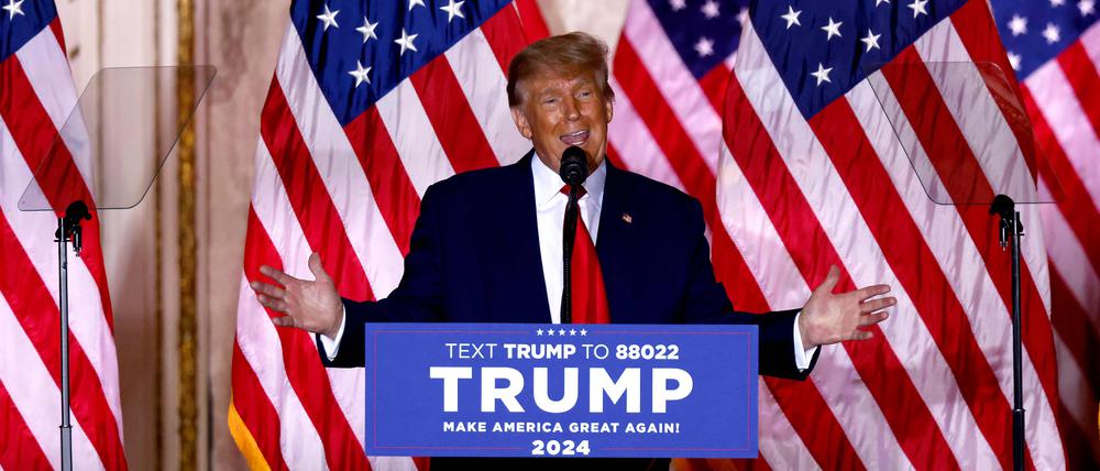 Der ehemalige US-Präsident Donald Trump steht unter Druck.