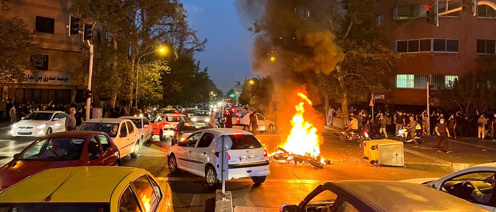 Proteste in Teheran.