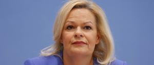 Die Bundesinnenministerin Nancy Faeser (SPD).