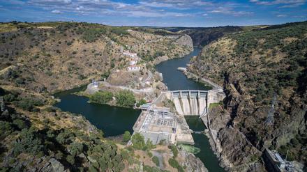 Salto de Castro, Aerial view of Dam