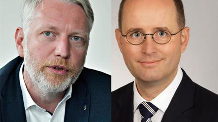 Folgt Scheel (links) auf Straßmeir? Das Flüchtlingsamt ist seit Beginn des Ukrainekriegs wieder besonders im Blick.
