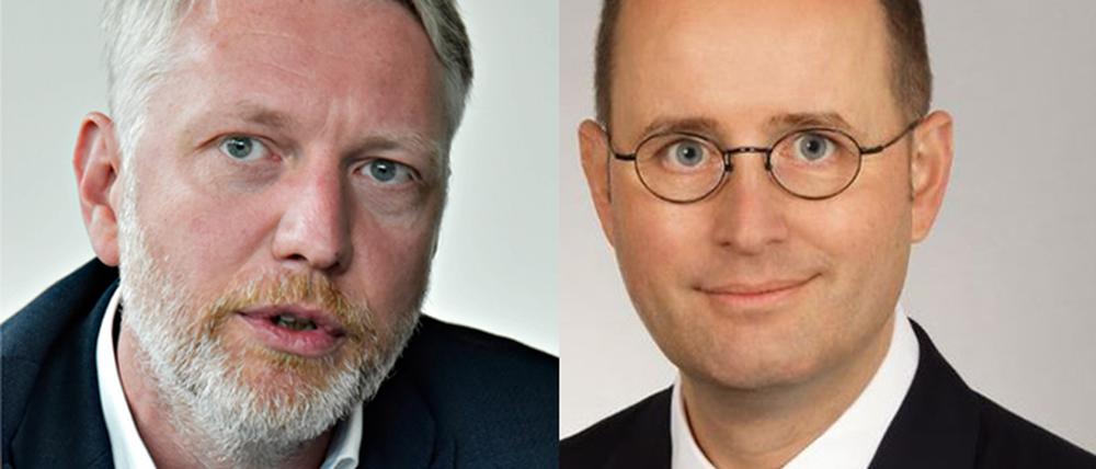 Folgt Scheel (links) auf Straßmeir? Das Flüchtlingsamt ist seit Beginn des Ukrainekriegs wieder besonders im Blick.