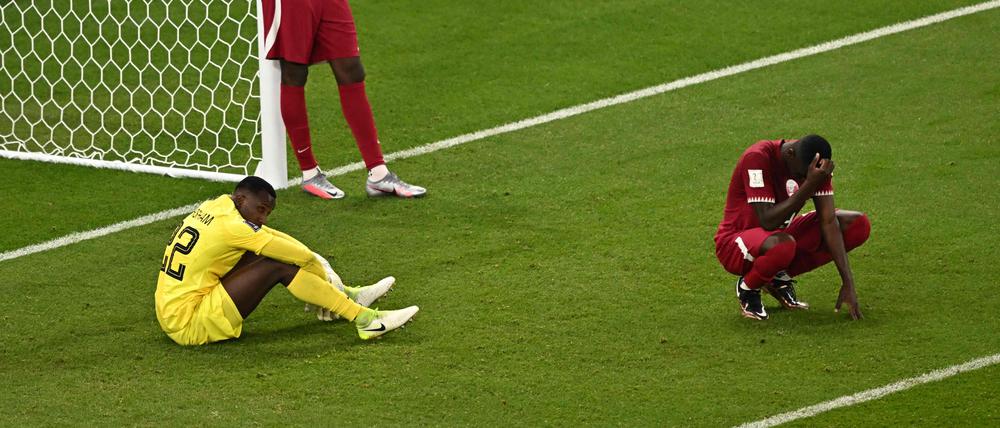 Katar ist nach der zweiten Niederlage bei der WM so gut wie ausgeschieden.