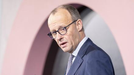 Friedrich Merz, Bundesvorsitzender CDU, beim Wirtschaftsgipfel Süddeutsche Zeitung 2022 im Hotel Adlon (Archivbild)