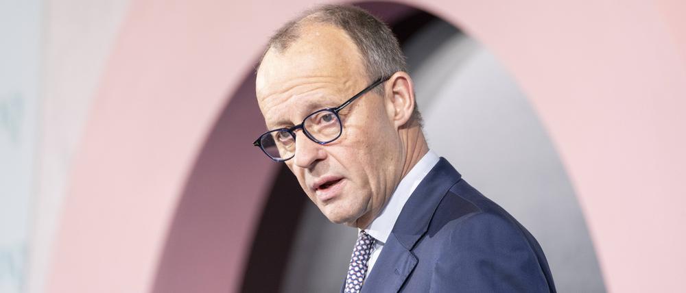 Friedrich Merz, Bundesvorsitzender CDU, beim Wirtschaftsgipfel Süddeutsche Zeitung 2022 im Hotel Adlon (Archivbild)